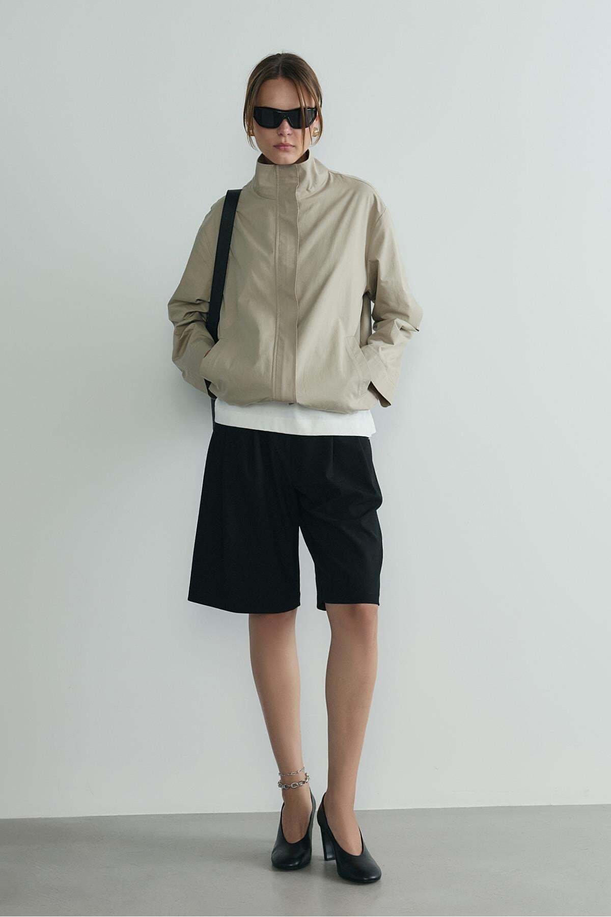 Suud Collection Taş Cavie Bomber Ceket görsel 5