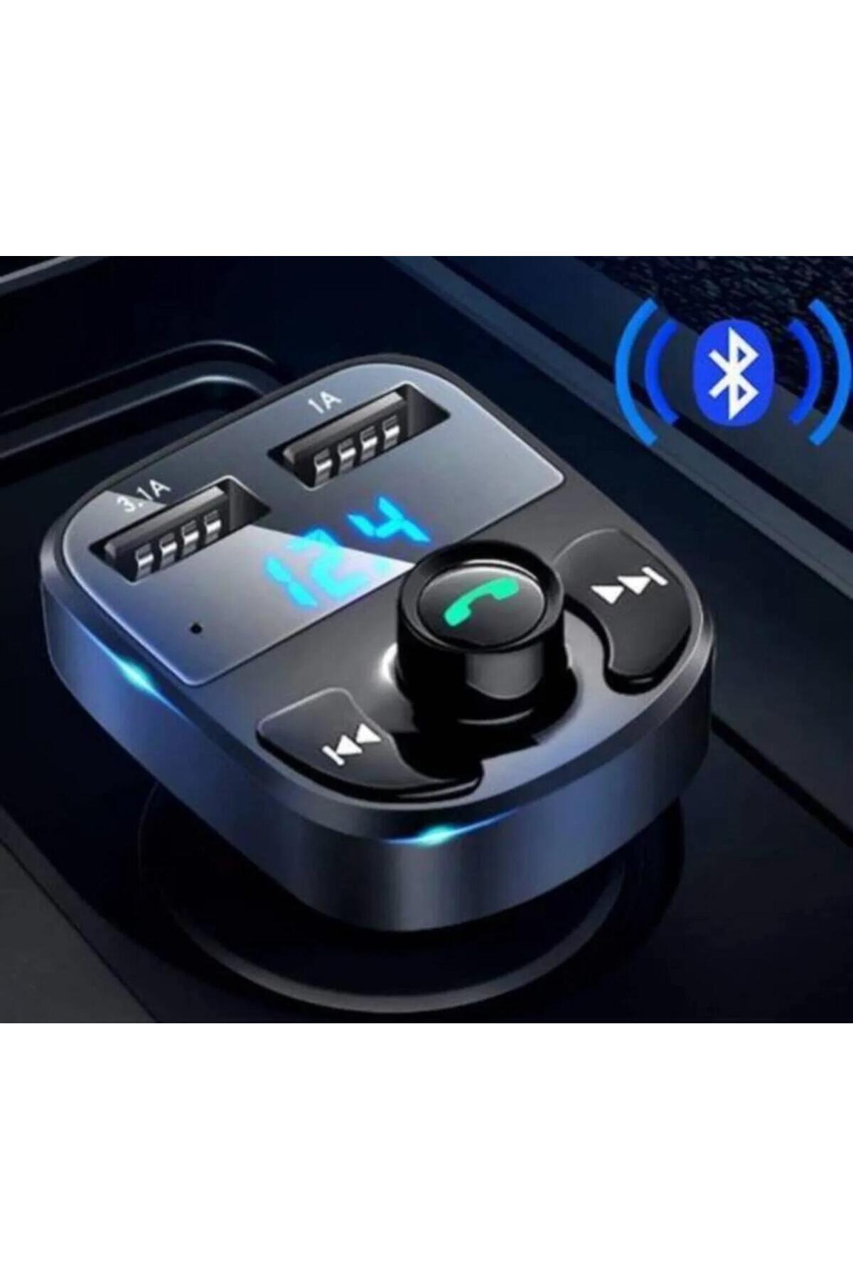 Manessa Car Mp3 Araç Fm Transmitter, Bluetooth Usb, Mp3, Kart Çakmaklık Girişli Oto Müzik Çalar Kiti