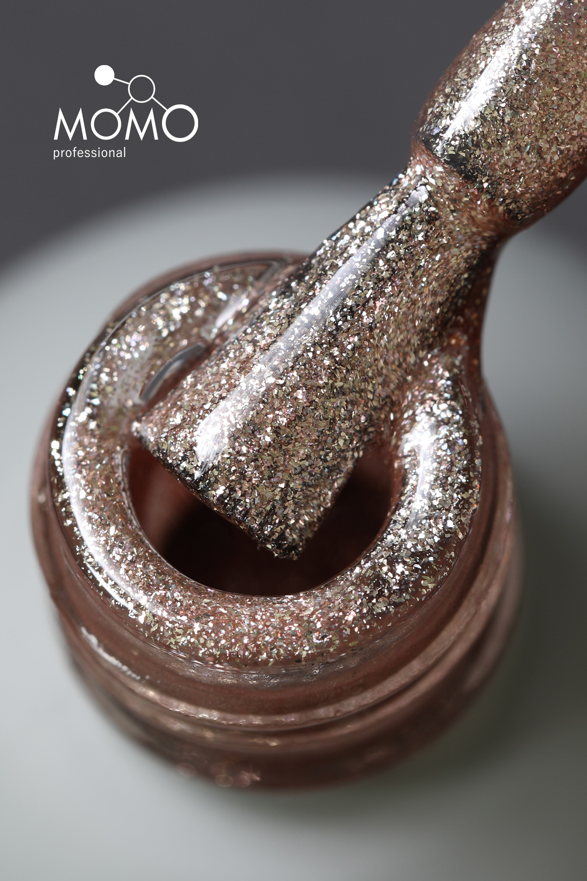 Glitter Kalıcı Oje G004, Rose Gold, 4 ml — صورتی 8860101A01S01G001 — تصویر 4 از 5