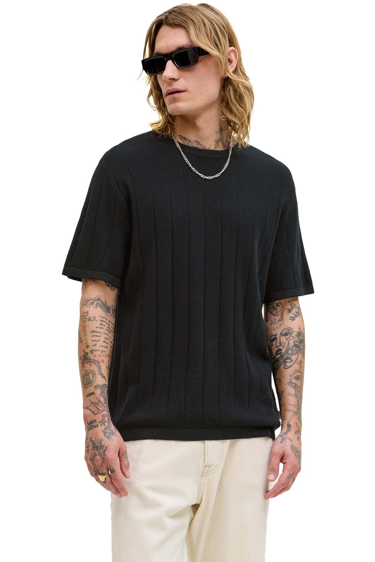 ژاکت یقه گرد مردانه - بردلی جک اند جونز تی شرت Jack & Jones