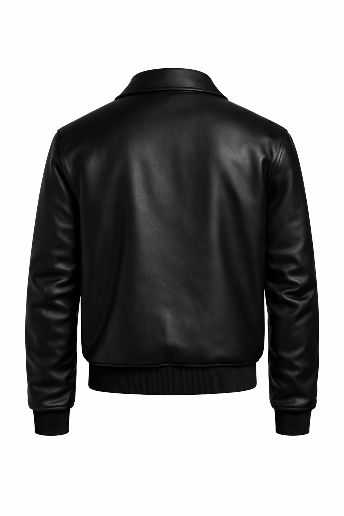 çerme Oversize Unisex Vintage Deri Ceket Mont görsel 5