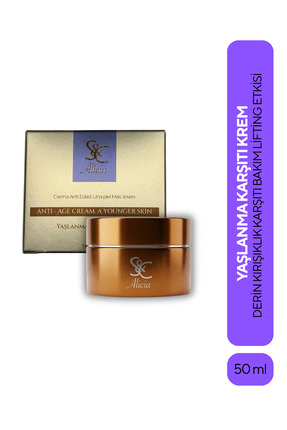 S&C Alicia Yaşlanma Karşıtı Yoğun Bakım-Anti Age Cream, A Younger Skin 50 ML