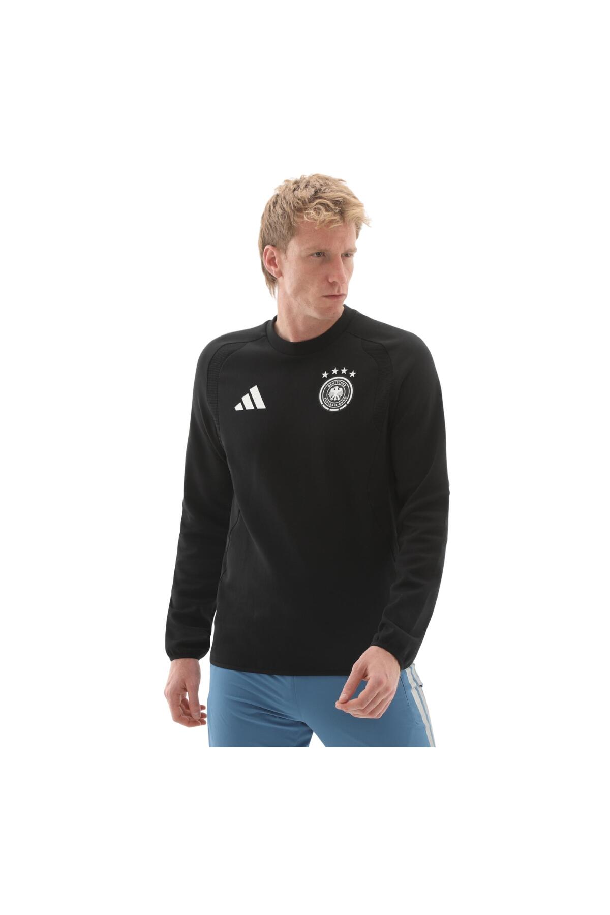 adidas JZ9328-E Dfb Almanya Tt Cr Erkek Sweatshirt Siyah - Fiyatı