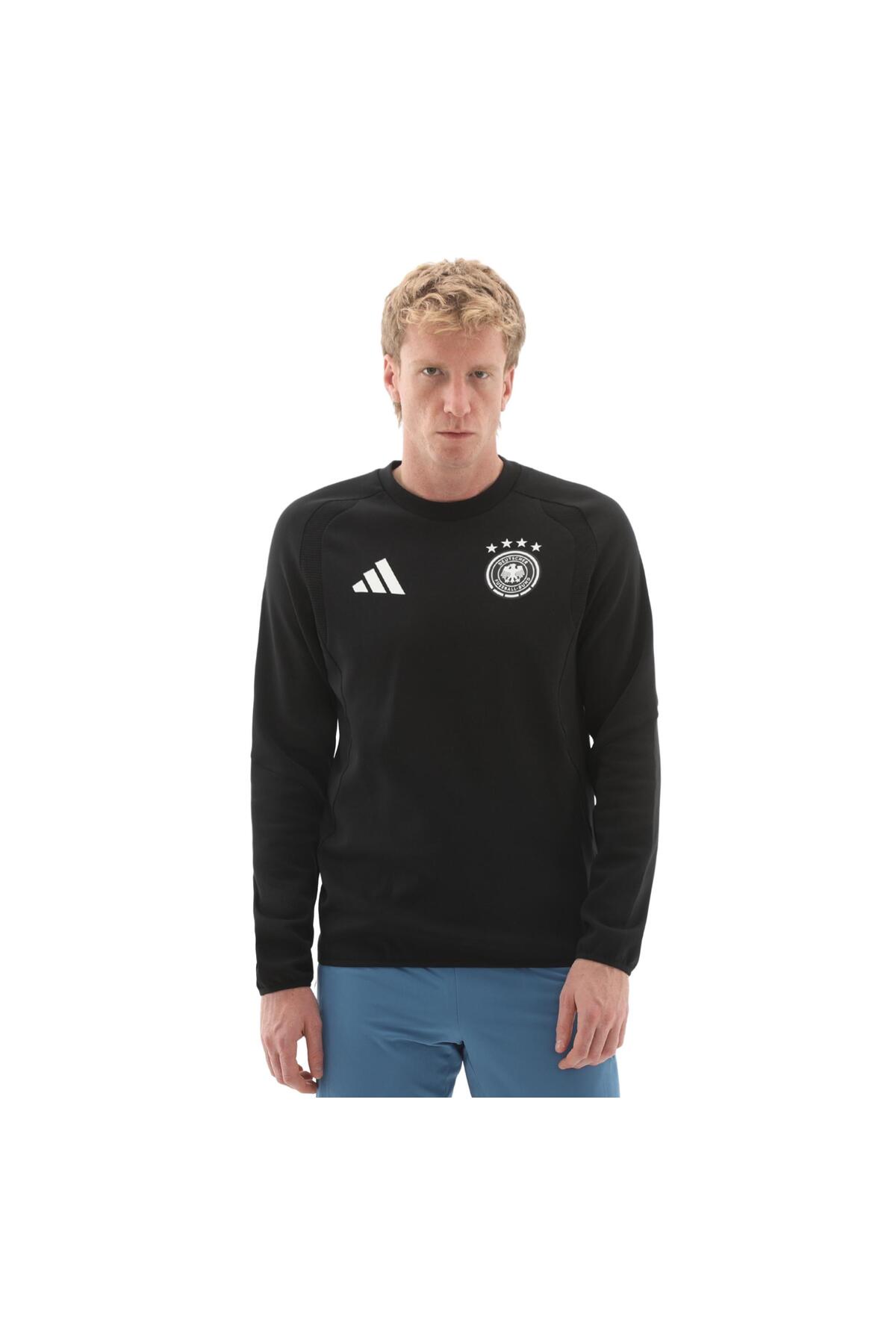adidas JZ9328-E Dfb Almanya Tt Cr Erkek Sweatshirt Siyah - Fiyatı