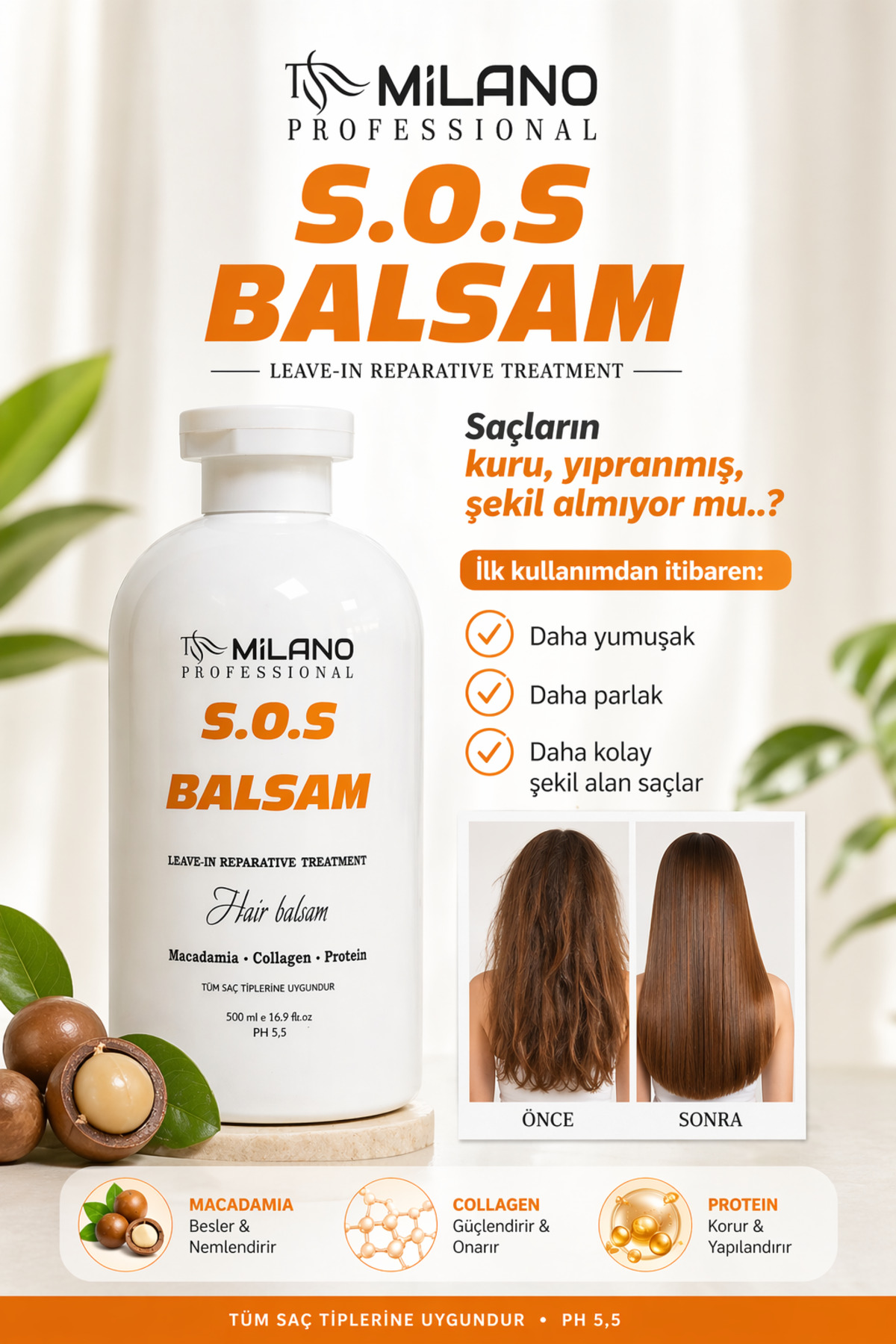 sos saç bakım balsamı — sy1 — تصویر 7 از 8