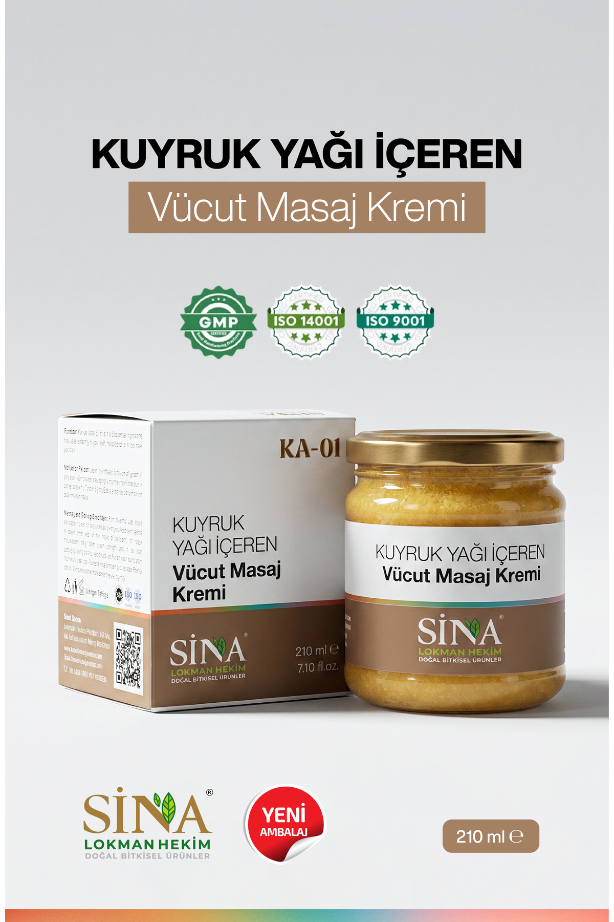 SİNA LOKMAN HEKİM KUYRUK YAĞI ÖZLÜ 210 ML. YENİ AMBALAJI İLE YAKICIDIR YÜZE SÜRÜLMEZ - Fiyatı, Yorumları