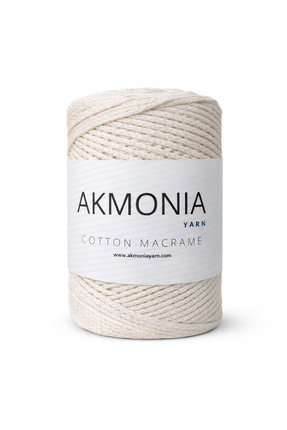 Akmonia Makrome Pamuklu Örgü ip 250GR 2mm Çanta ipi ,Supla ip ,Ev Dekorasyon ...