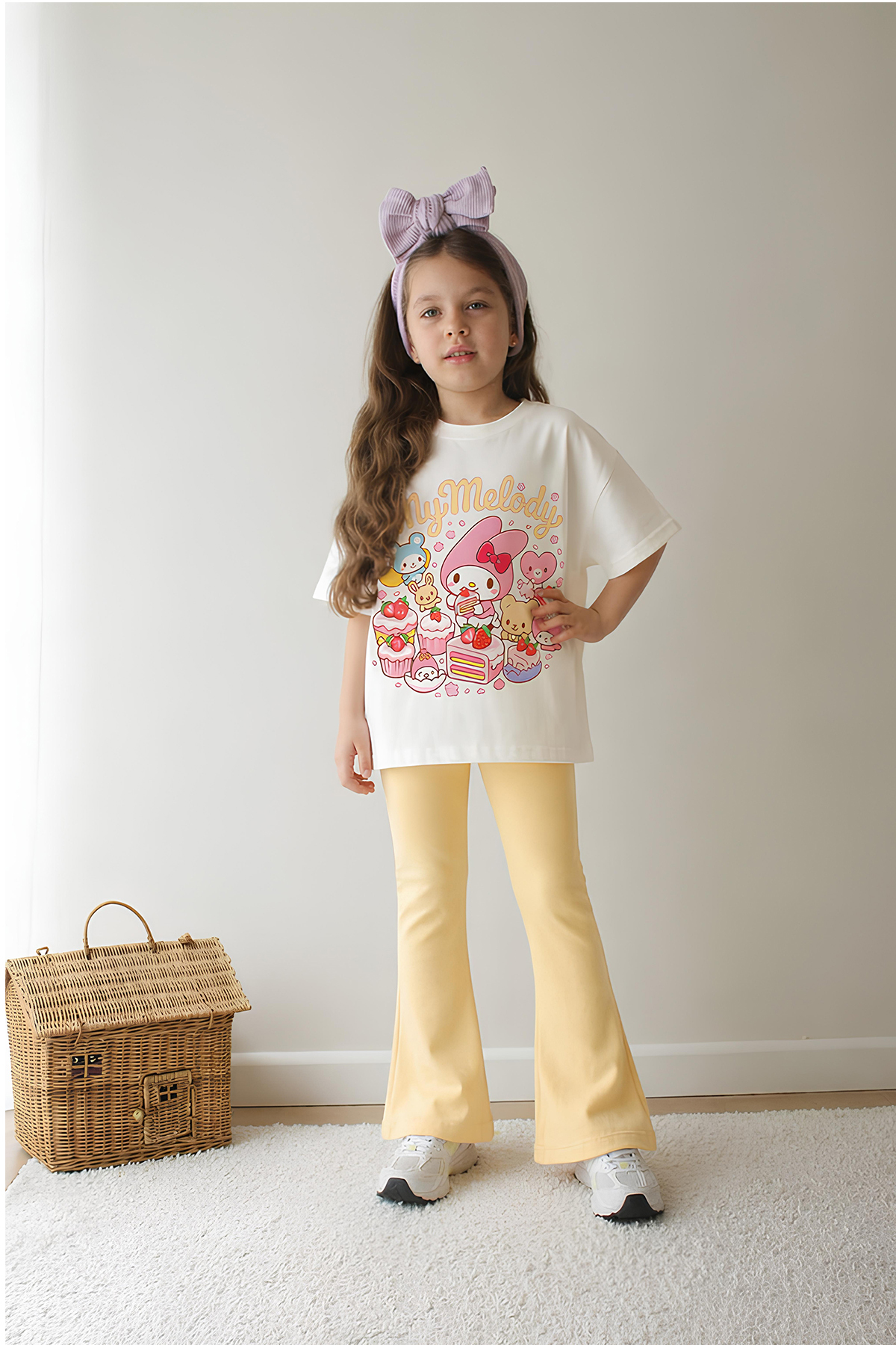 Belya Kids Wear Girl's Full-Fit Top Oversize Bottom Leggings Melodi Design54 ...