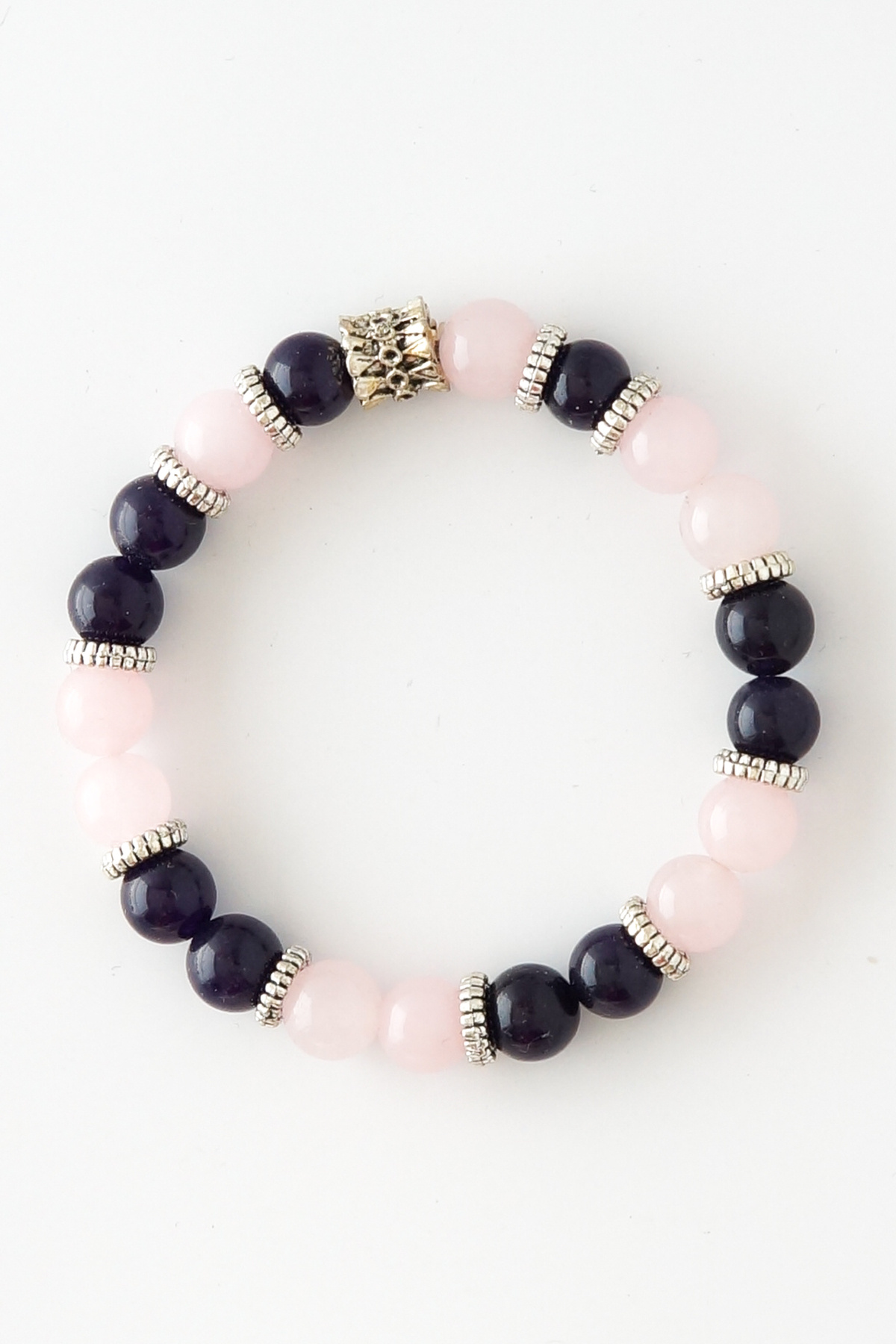 Natural Stone Chakra Bracelet Mystic Balance and Elemental Elegance