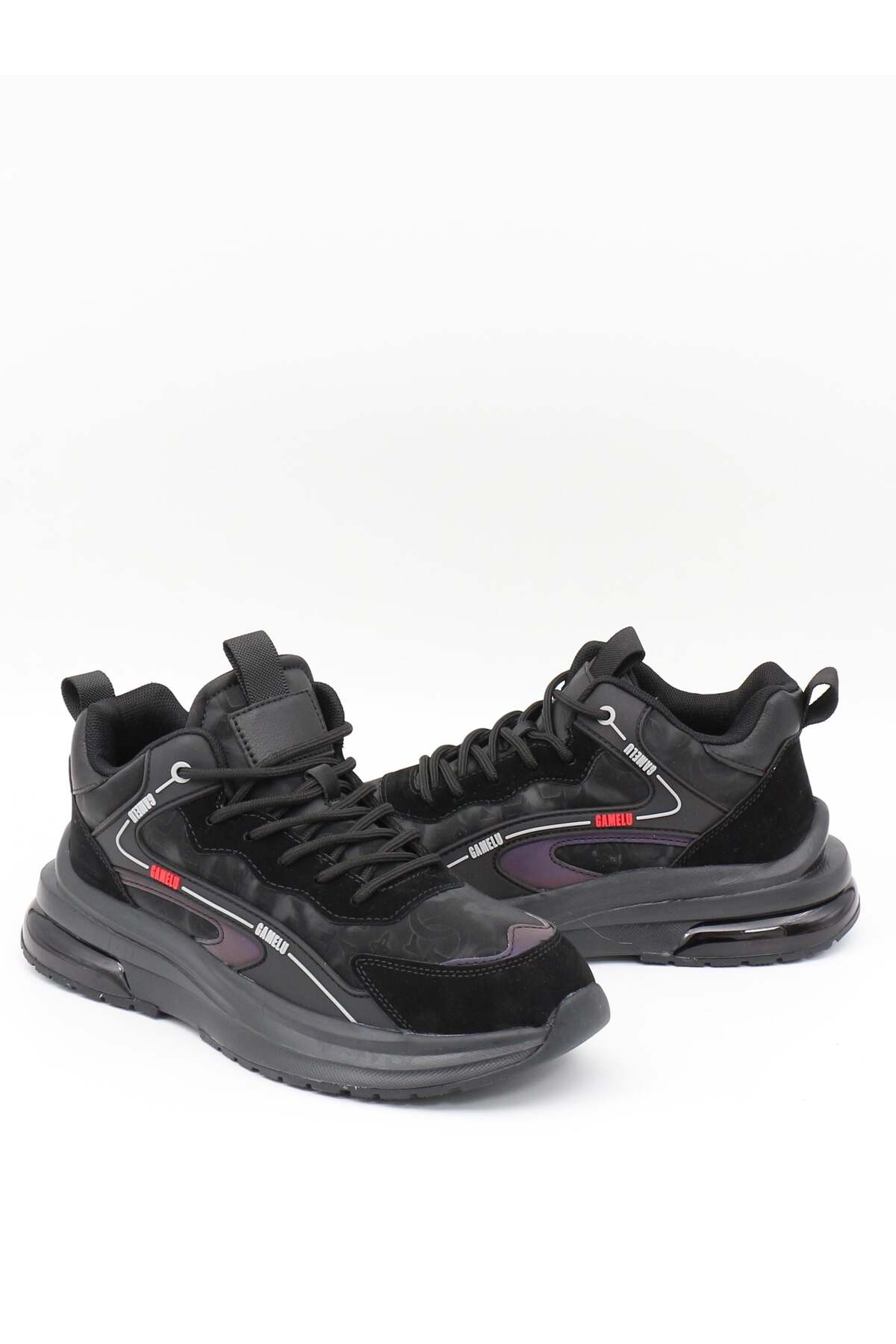 GAMELU 0 کفش کتانی مردانه Went Black Fashion Sole — مشکی TXD047007E3832