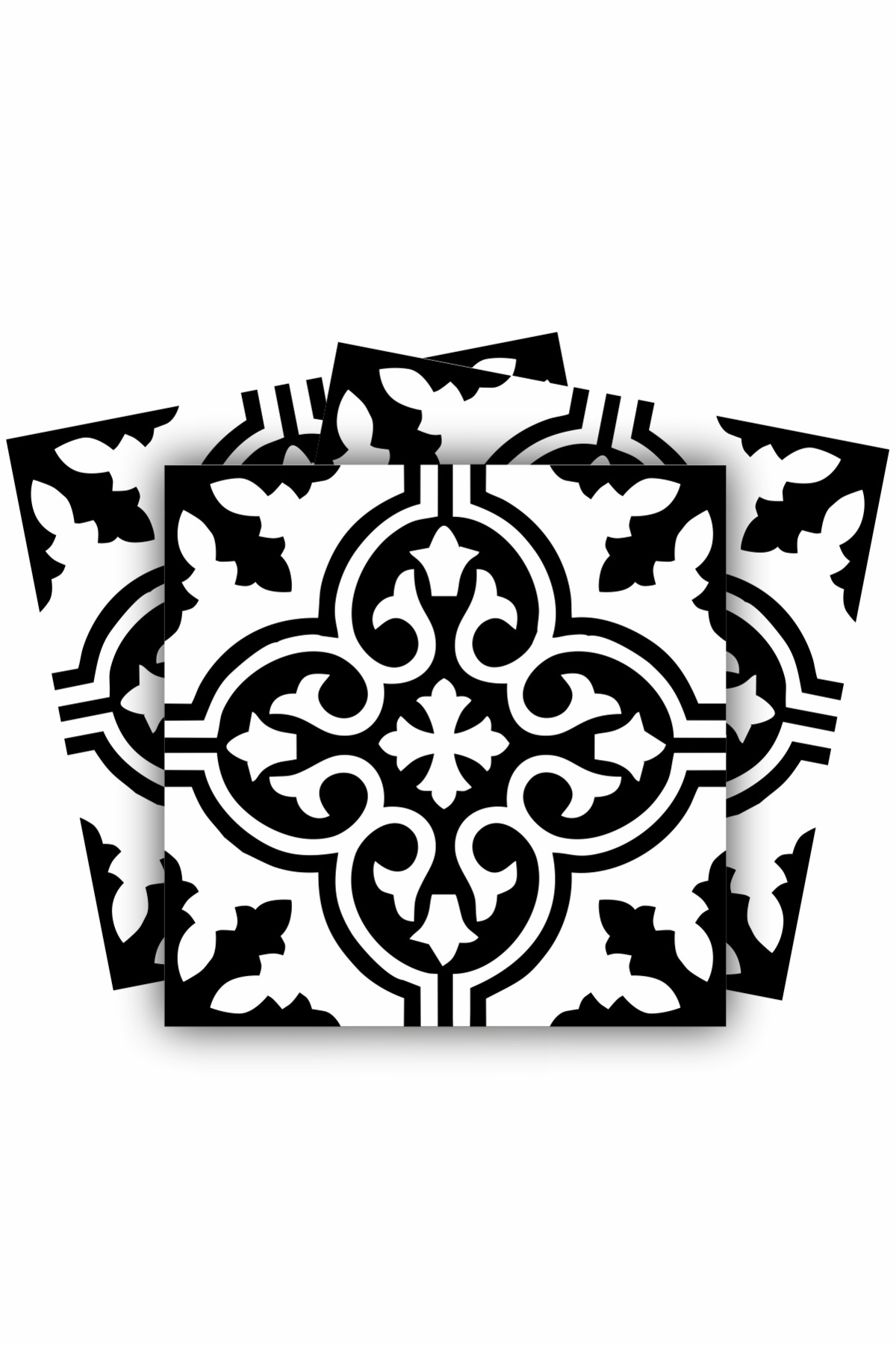 Muftak Bathroom Tiles Coating Wall Decoration Sticker Foil 30 Pieces 15x15cm