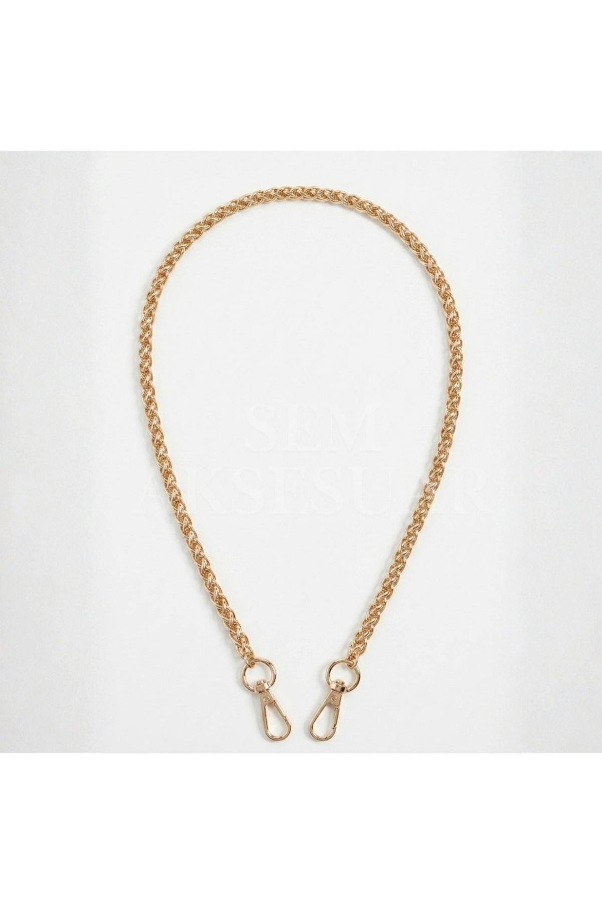 110 CM Aluminum Bag Hanger Chain Light (GOLD) - Metal Bag and Wallet Hanger Chain - 1 Piece