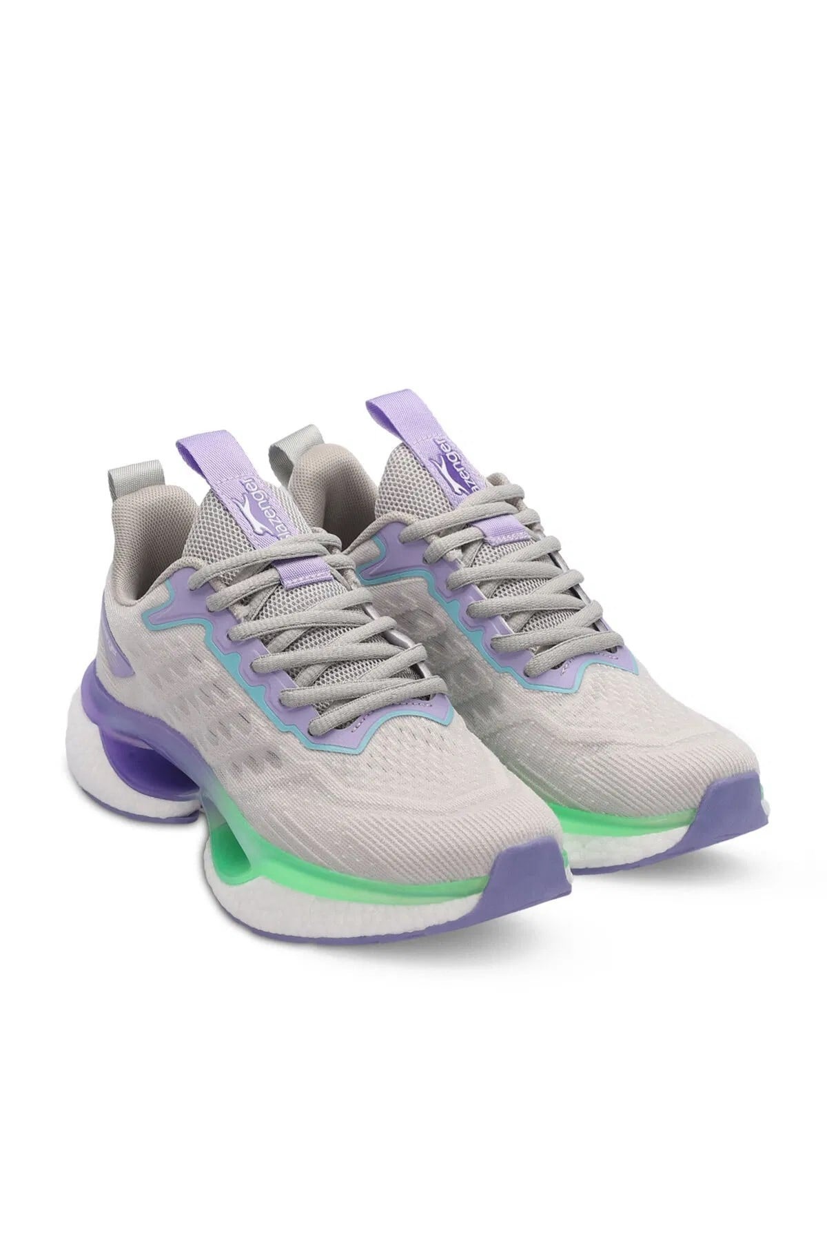 Slazenger ® I WILLOCK Premium Seri Sneaker Kadın Gri Koşu & Yürüyüş Spor Ayakkabısı görsel 4