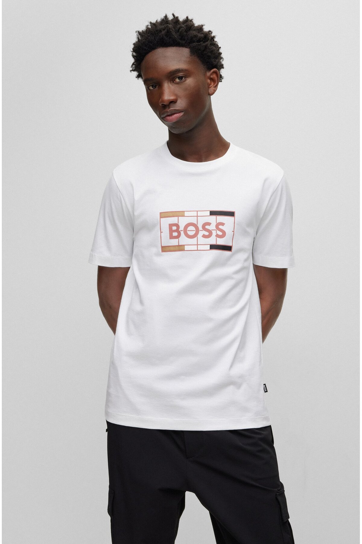 تیشرتمردانهBOSSسفید