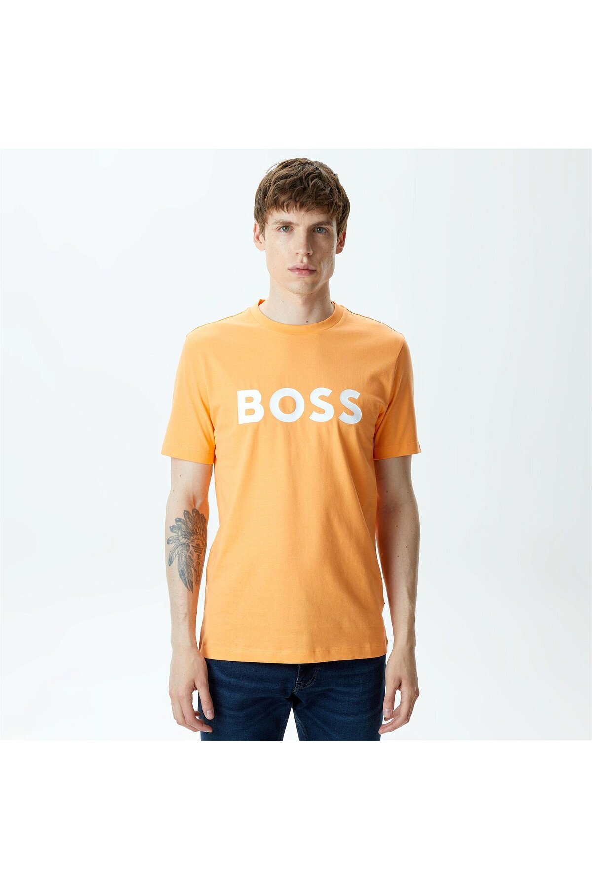 تیشرتمردانهBOSSنارنجی تیشرتمردانهBOSSنارنجی
