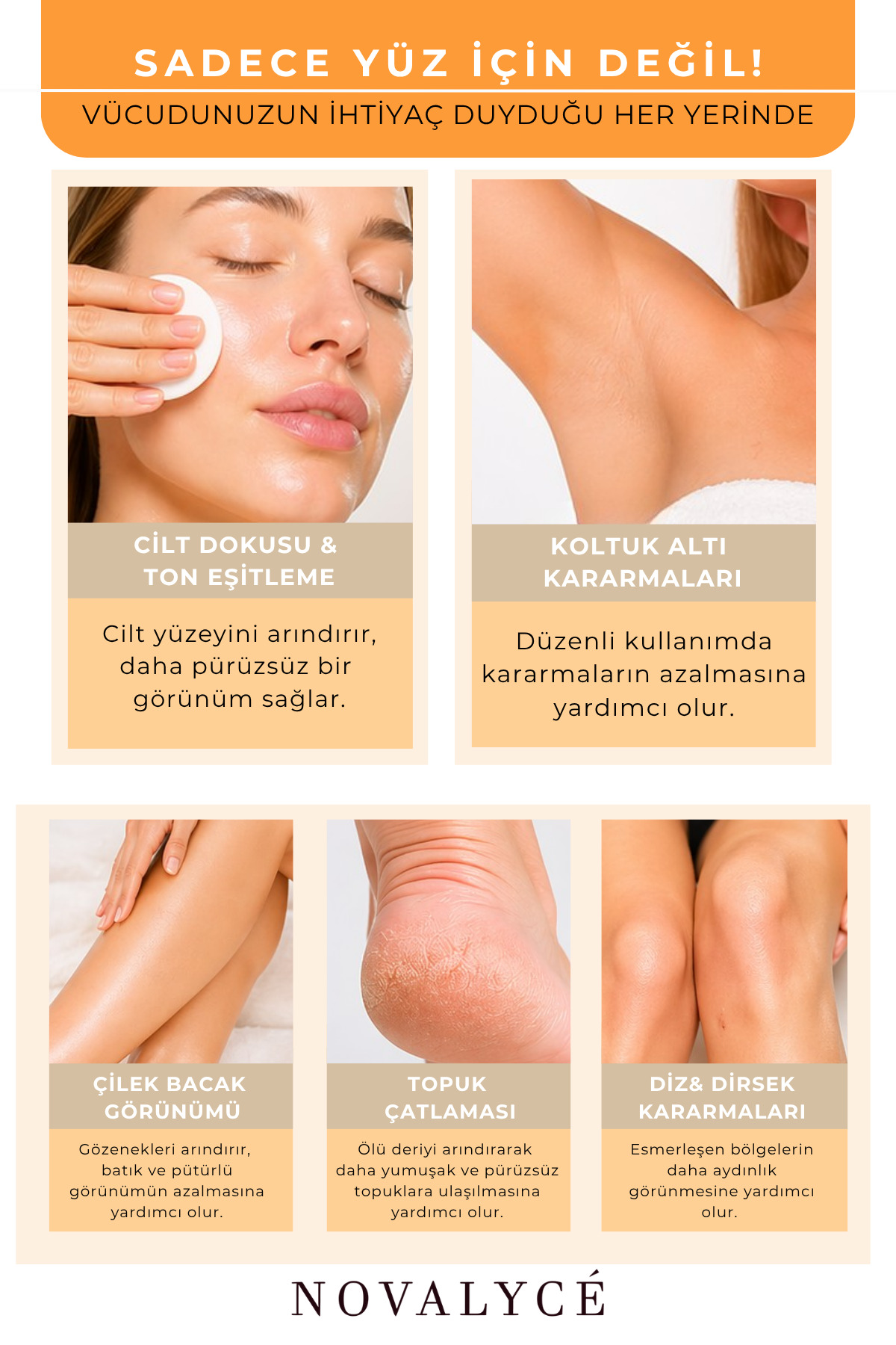 Glikolik Asit Tonik Cilt Yenileyici ve Gözenek Sıkılaştırıcı Tüm Ciltler Için — NovalyceGlycolicAcidToner — تصویر 5 از 7