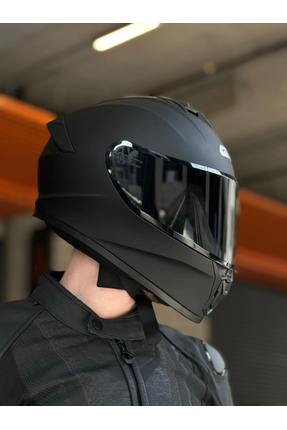 Givi 50.X MAT SİYAH KASK (SİYAH VİZÖR)