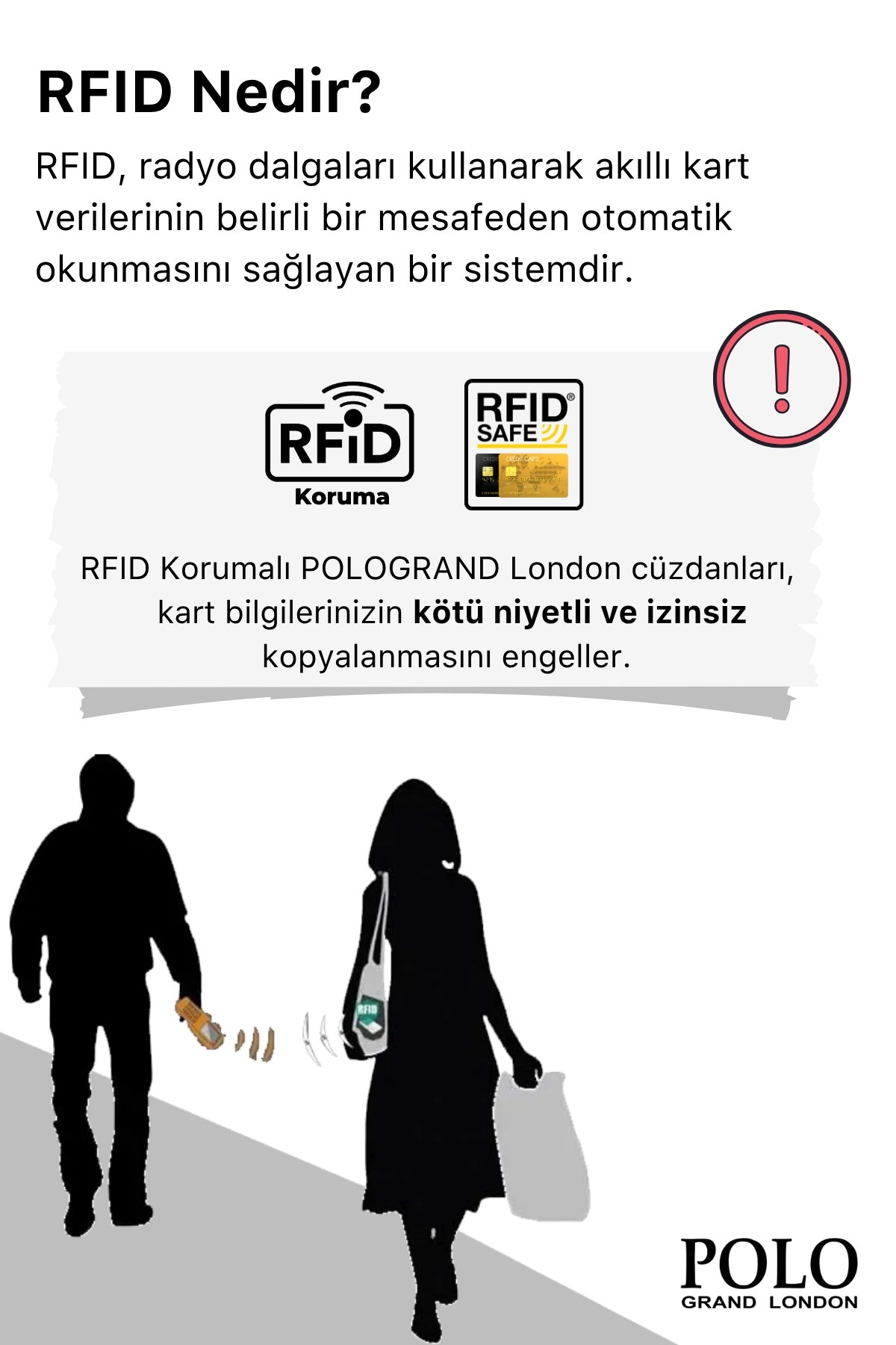 POLOGRAND London Orijinal Unisex Otomatik Mekanizmalı Özel Kutulu Hırsızlık Engelleyici RFID Korumalı Alüminyum Kızaklı Sevgiliye Eşe Arkadaşa Babaya Hediye Kartlık & Para Bölmeli Hediyelik Kutulu Kartlıklı Şık Cüzdan görsel 4