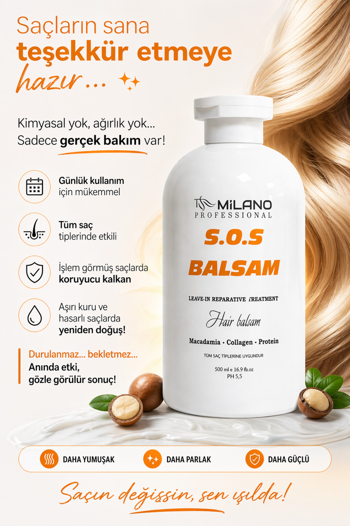 sos saç bakım balsamı — sy1 — تصویر 6 از 8