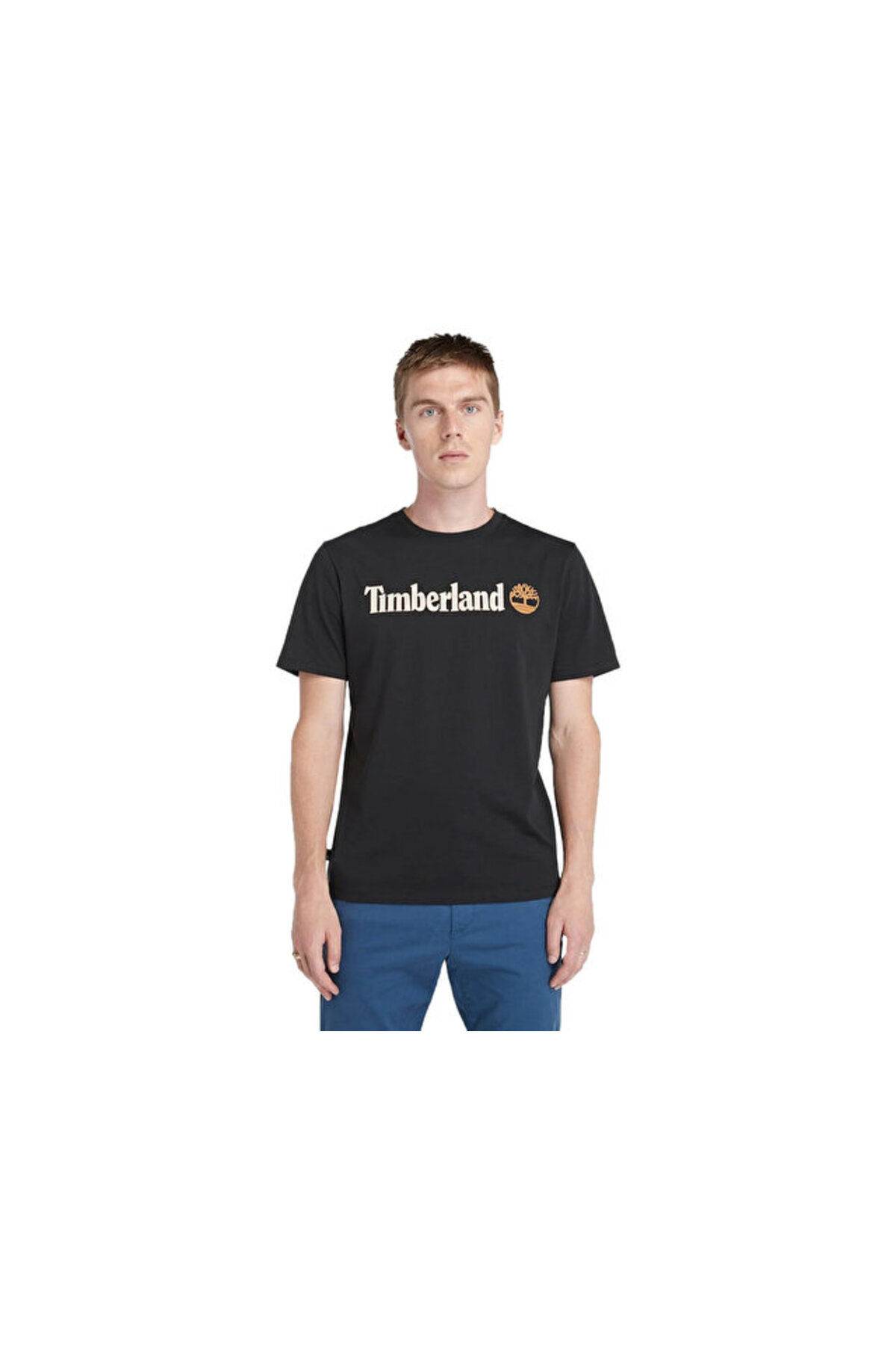 Timberland Kennebec River Linear Logo Erkek Günlük Tişört