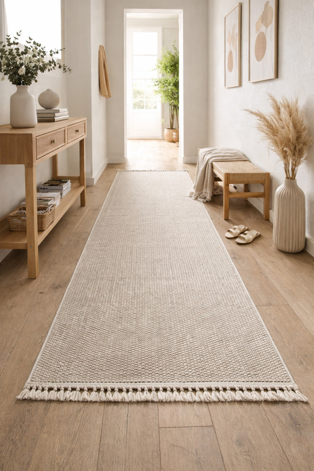 Natural Curly Soft Textured Scandinavian Runner Modern Carpet Living Room Kitchen Rug Corridor