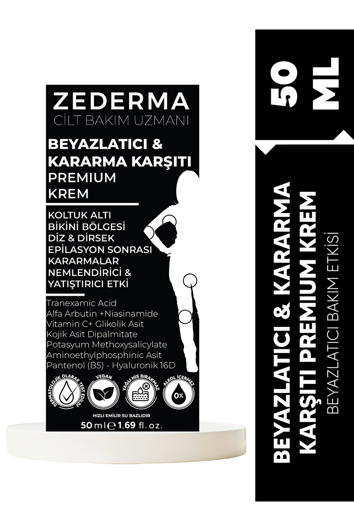 ZEDERMA Beyazlatıcı Kararma Karşıtı Premium Krem 50 ml - Fiyatı