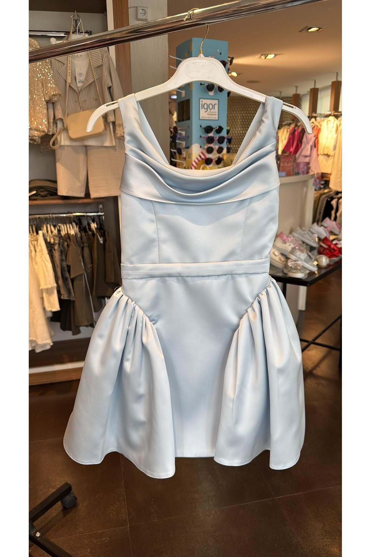 moona kids 10-15 Yaş Kız Çocuk Saten Abiye