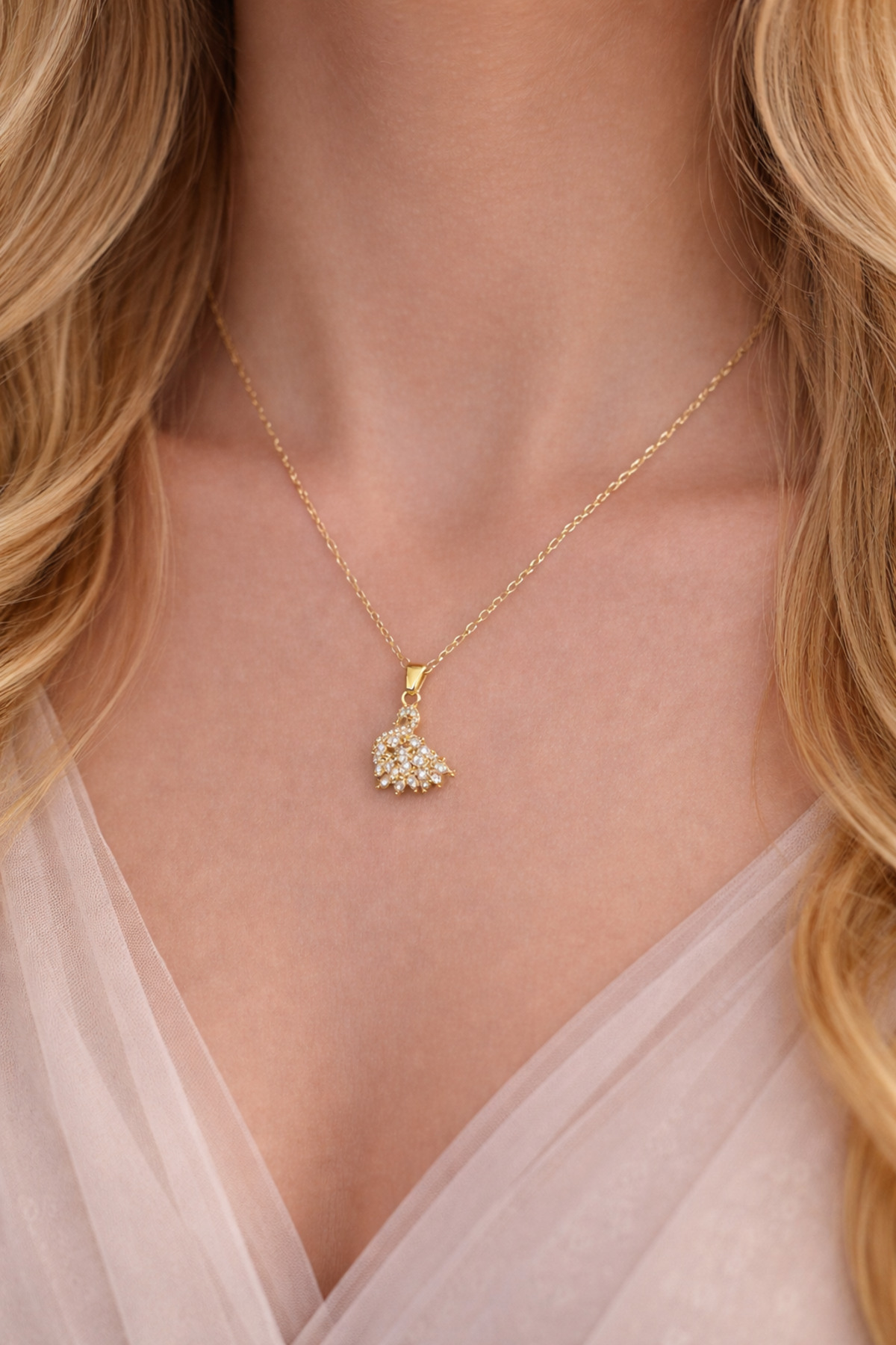 Kuğu Zerafeti Kolye