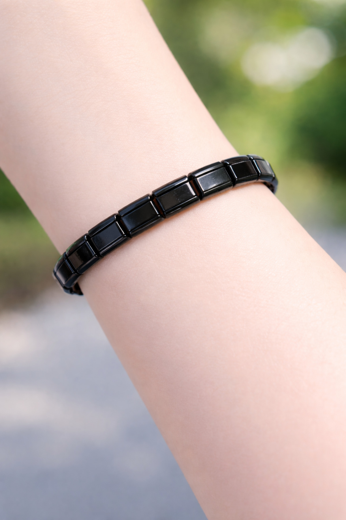 Siyah Asil Bileklik Unisex