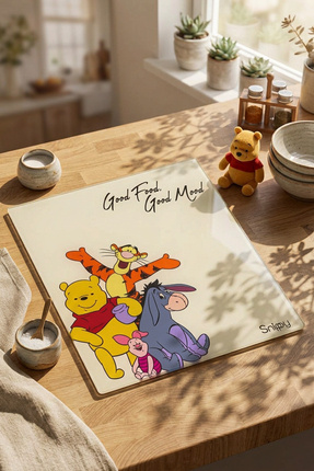 Snippy Pooh - Cam Kesme Tahtası Cam Kesim Panosu Dekoratf Cam Kesim Tablası 2...