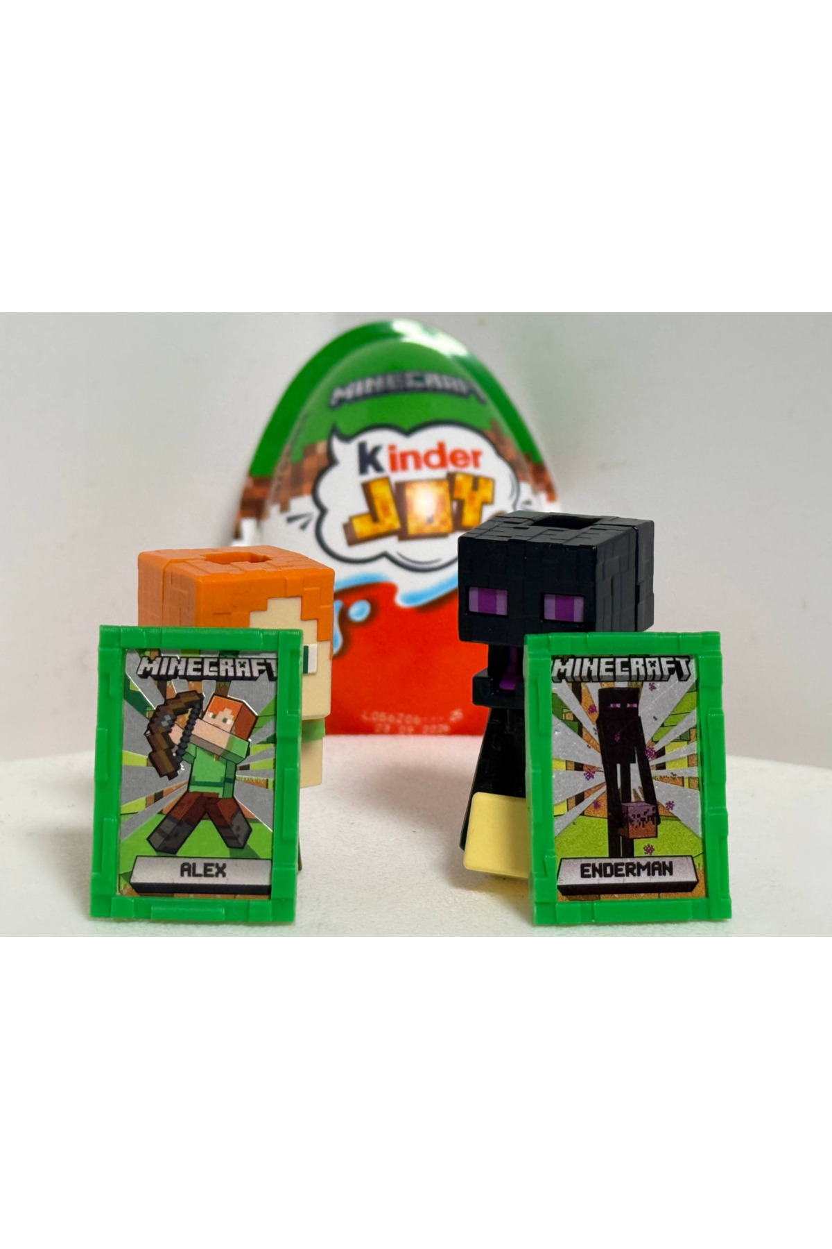 Lades Minecraft Kinder Joy Jeton Çerçevesi 5 adet (sadece Cerceve