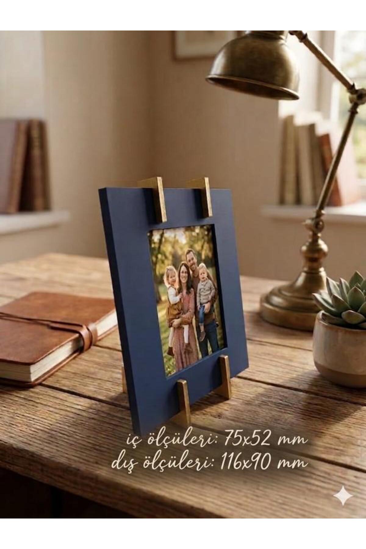 10Pcs Wooden Photo Frame Desktop Picture Frame with Stand 11x9cm