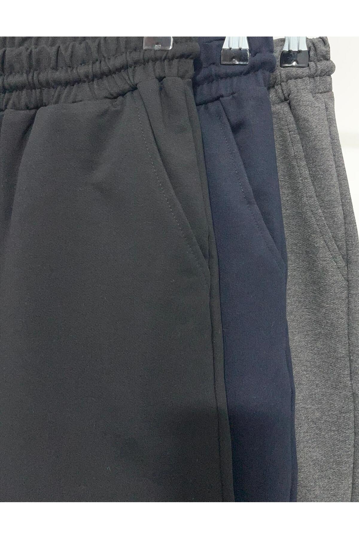 just wear zt Unisex Double Paça Şort, Rahat Kesim, Ayarlanabilir Bel görsel 4