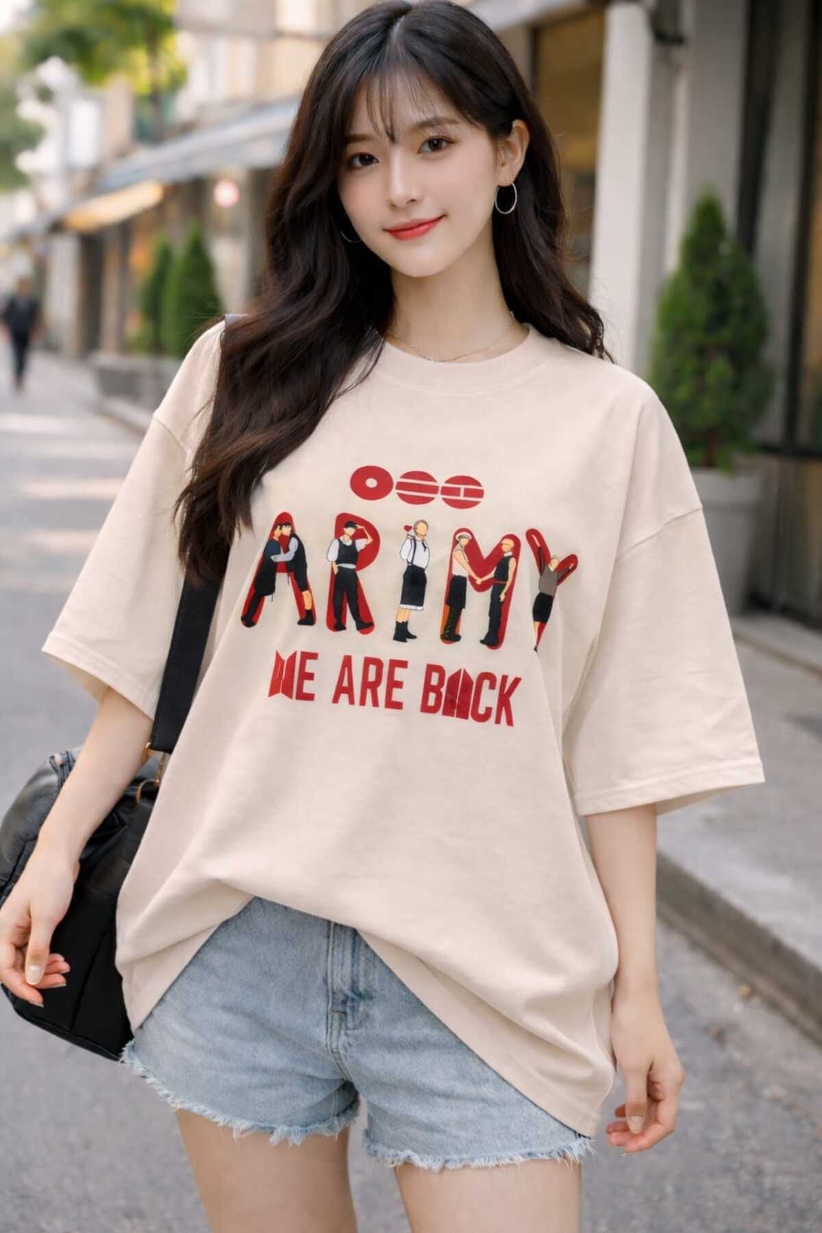Arirang World Tour BTS Printed Oversize T-Shirt
