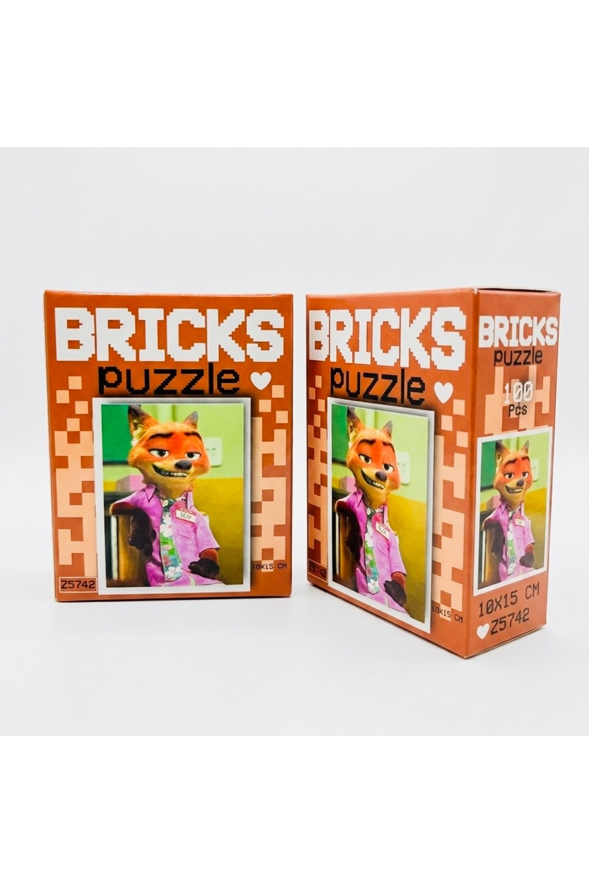 Karacamshop Nick Wilde Figürlü Mikro Blok Puzzle - Eğlenceli ve