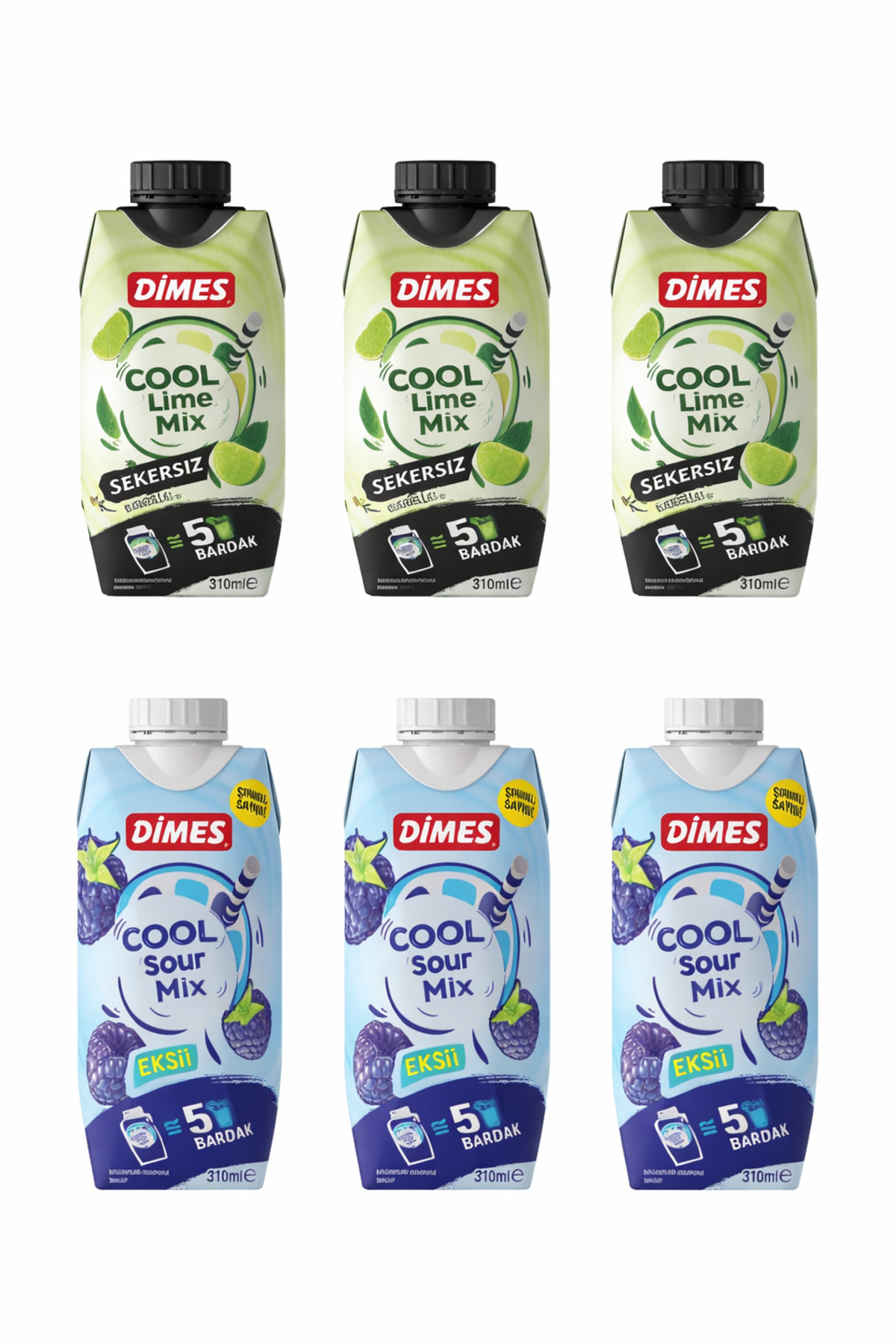 Dimes Cool karma 3 şekersiz + 3 Sour mix - Fiyatı