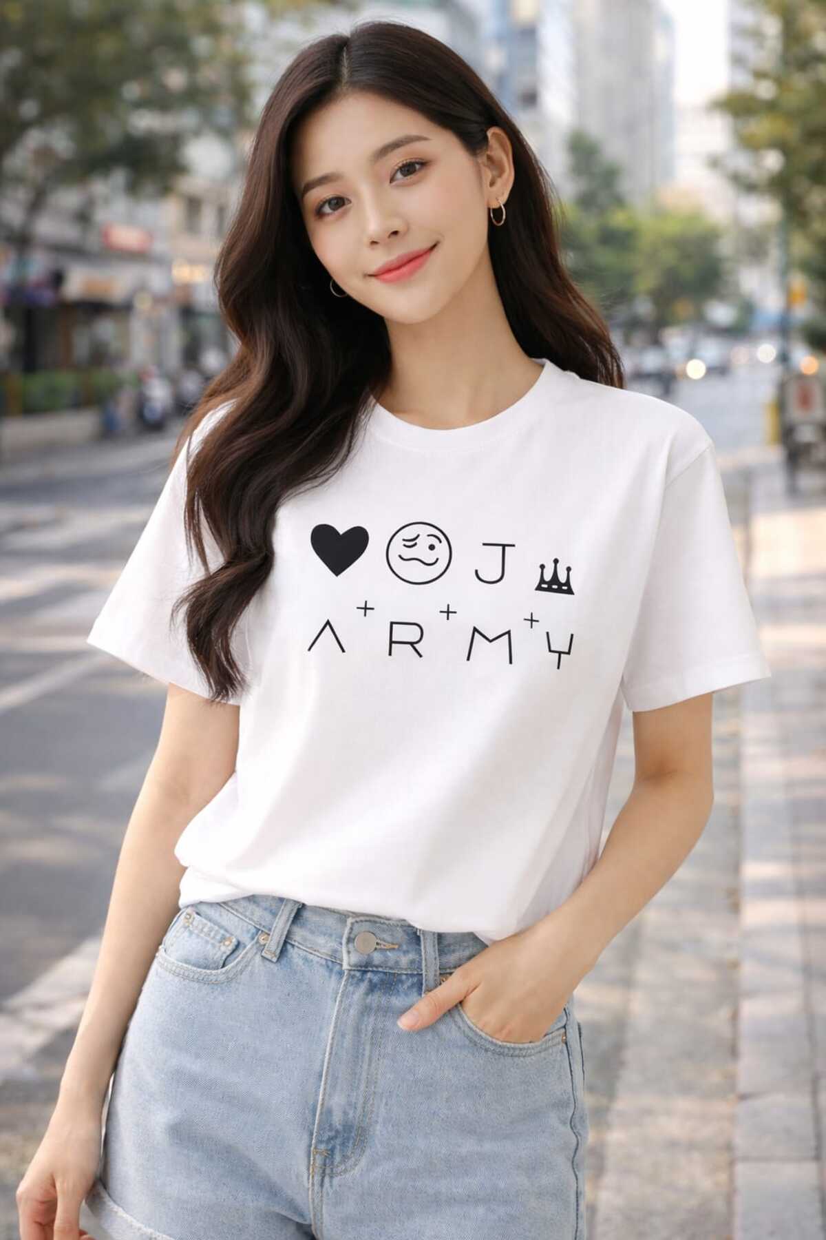 Arirang World Tour BTS Printed Oversize T-Shirt