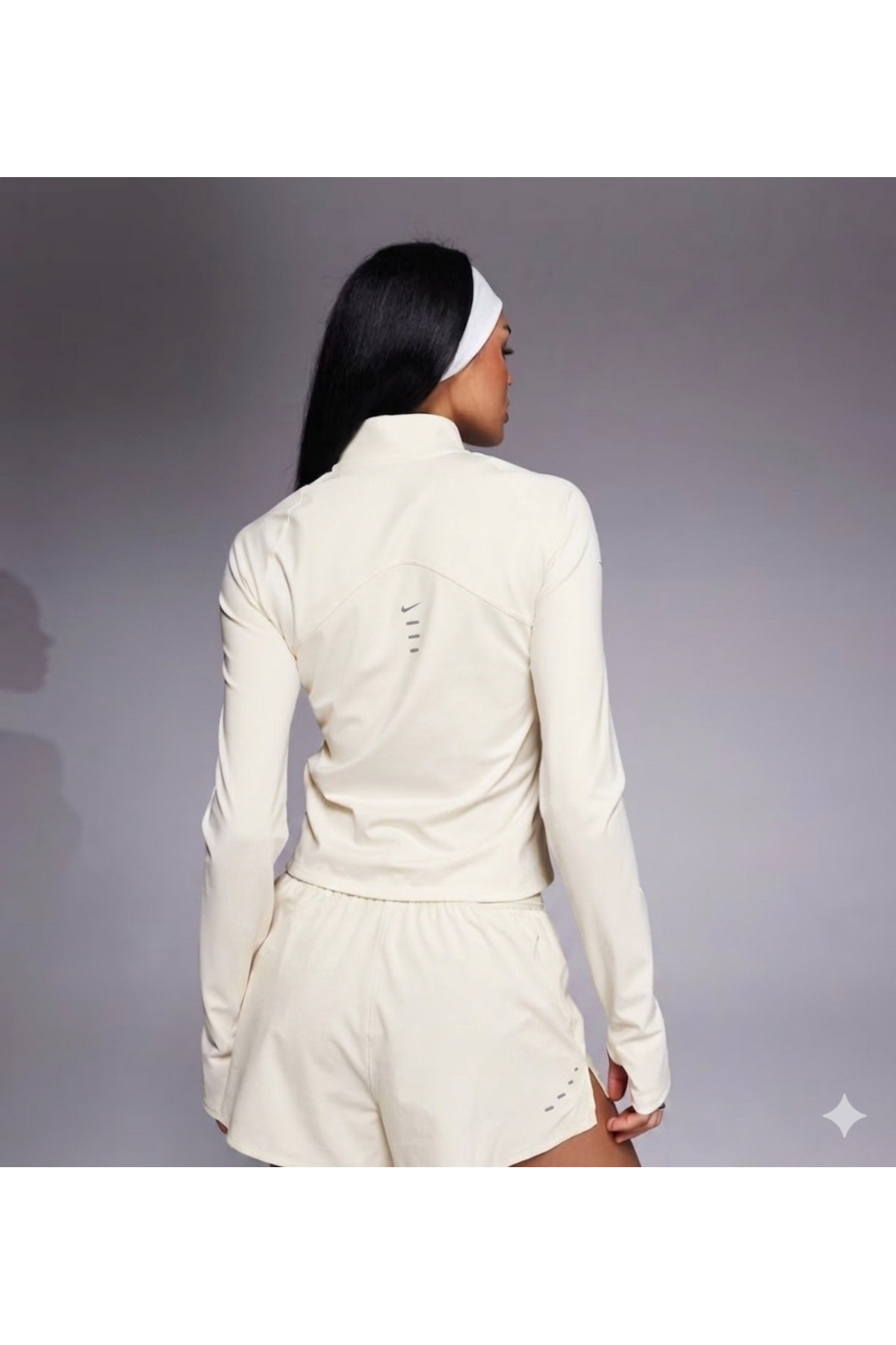 Nike Swift Dri-Fit Full-Zip Mid-Layer Running Top Kadın fermuarlı üst ASLAN SPORT görsel 3