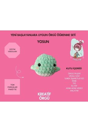 KREATİF TASARIM Yosun Balina Örgü Öğrenme Kiti