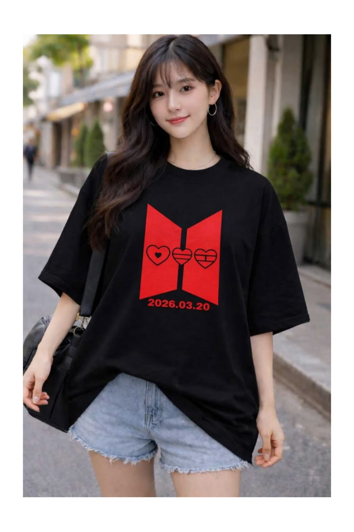 barsdepo Bts Arirang B Printed T-Shirt - with Supriz Gift