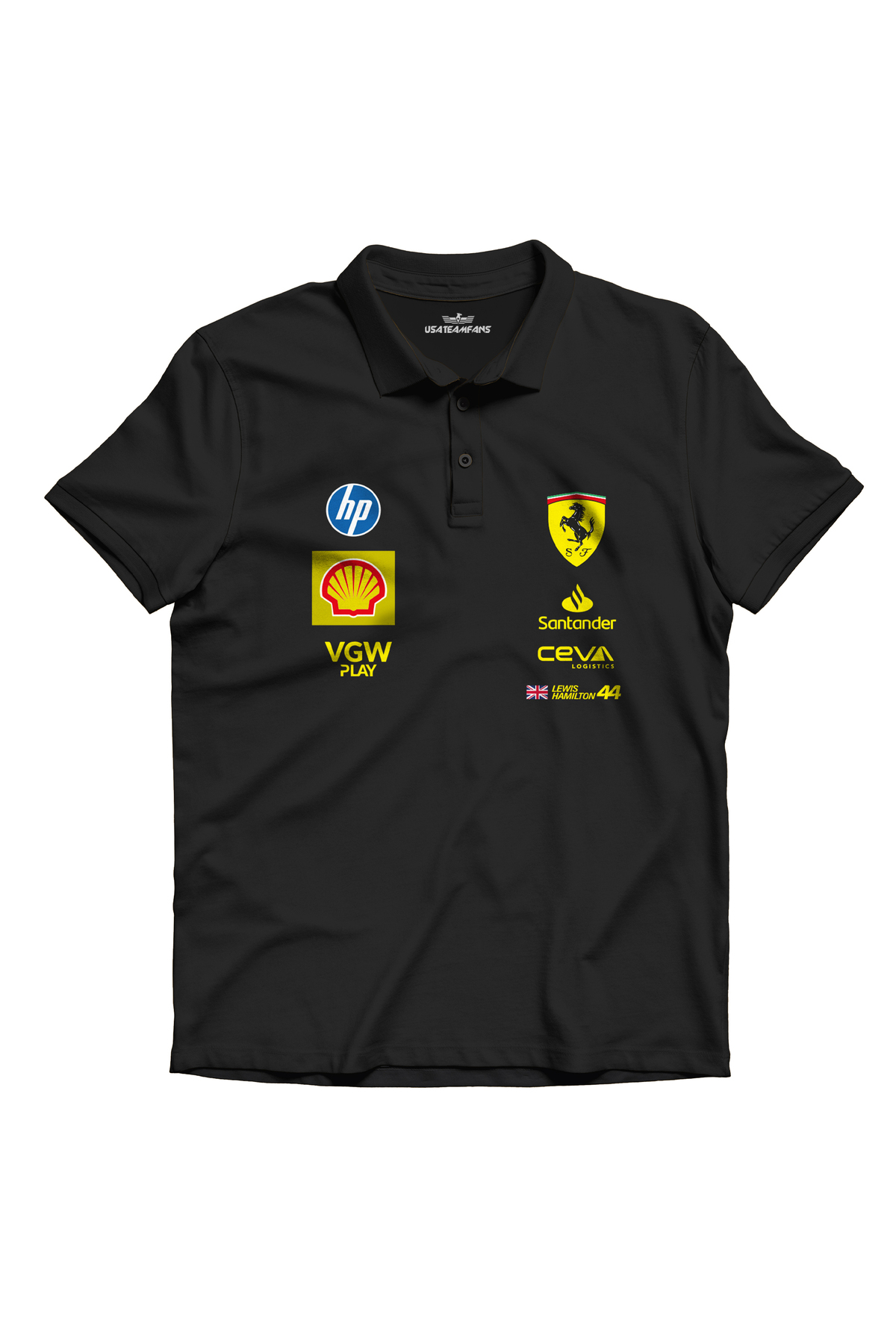 Usateamfans Ferrari Polo T-Shirt