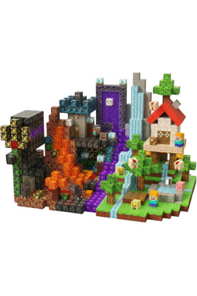 magnetcraft Minecraft Portal Orman Mıknatıslı Manyetik Blok Seti 150 Parça 2....