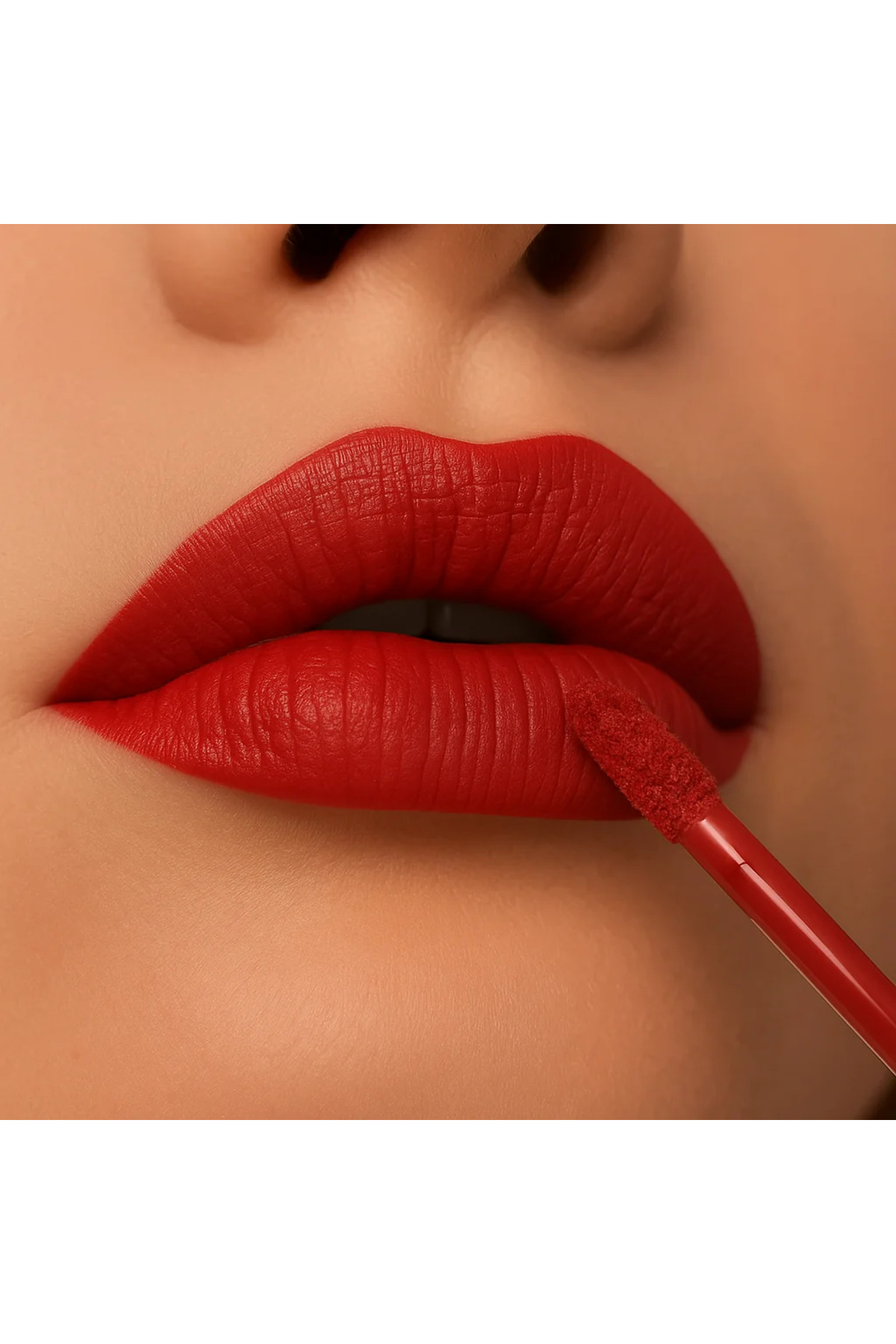 Delune LuxMatte 24-Hour Lipstick (Jet-Set Red)