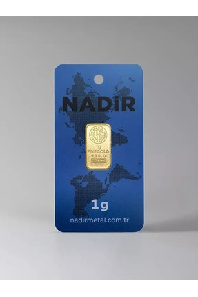 Nadir Gold 24 Ayar 1 Gram Külçe Altın