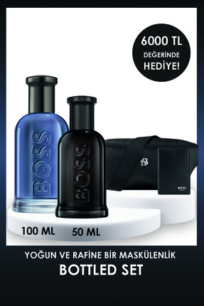 BOSS Bottled Infinite EDP 100 ml + Bottled Parfum 50 ml & Bel Çantası & Kartl...