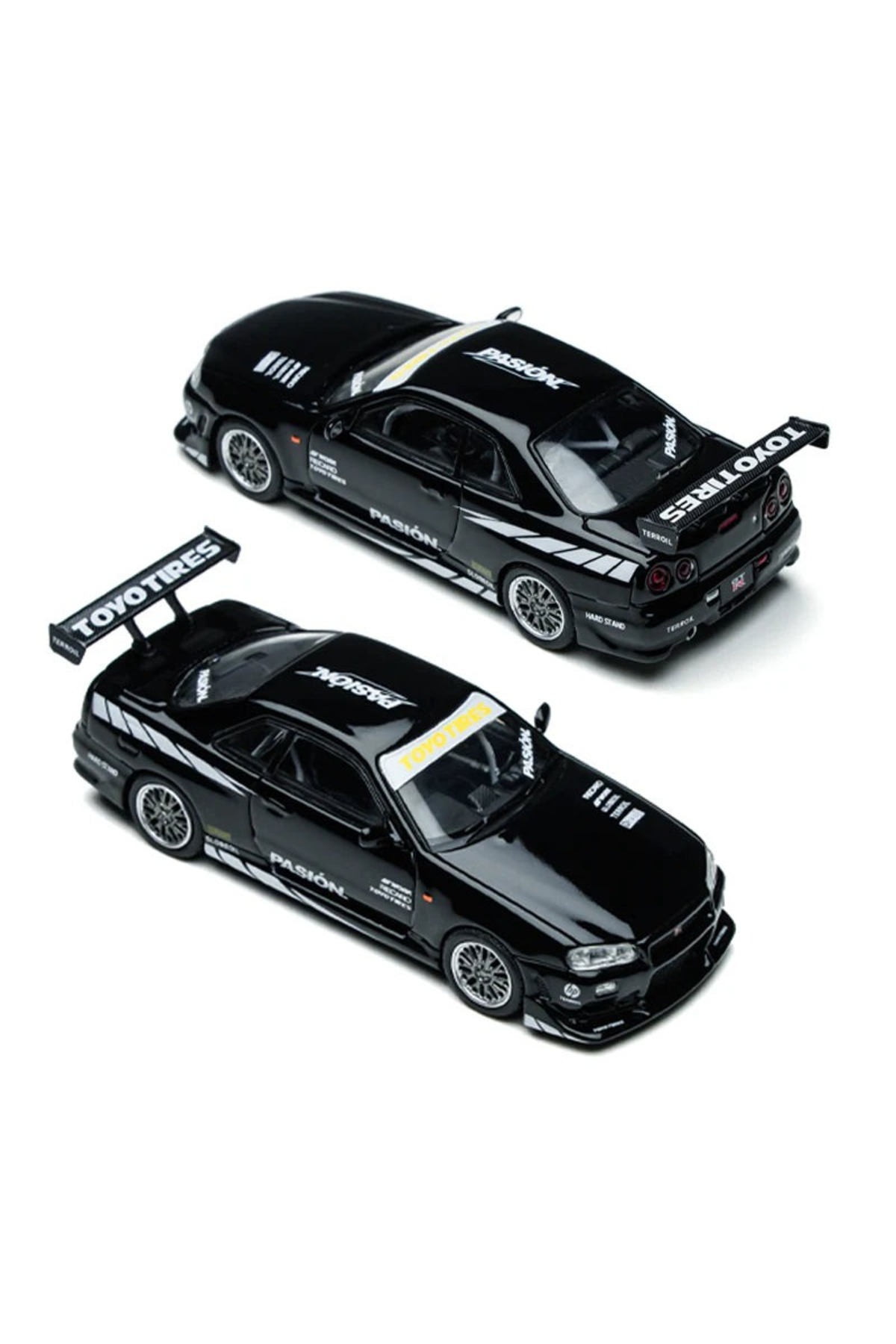 HOT WHEELS TimeMicro 1:64 Nissan Skyline GT-R R34 Siyah JDM