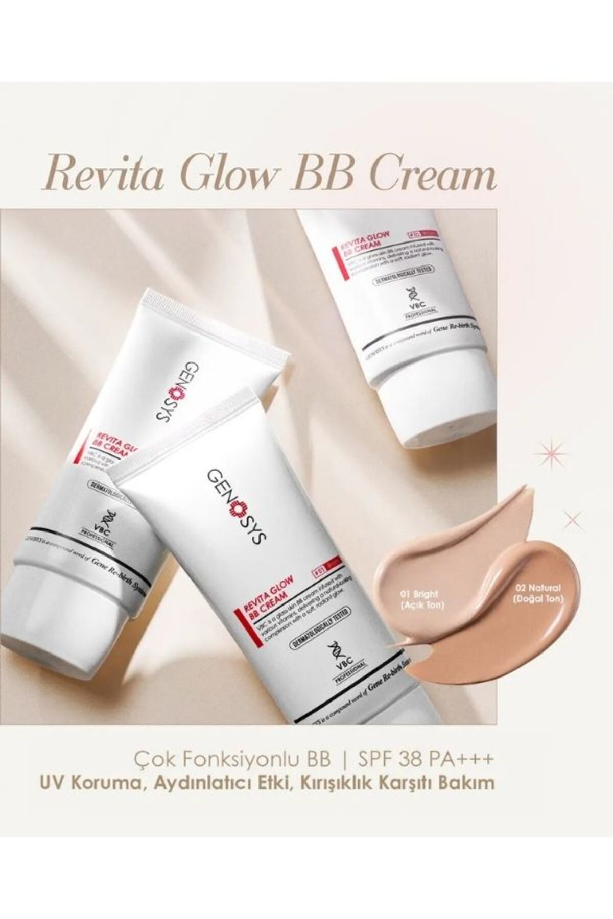 Revita Glow BB Cream 02 Natural — رنگارنگ revita2 — تصویر 2 از 3