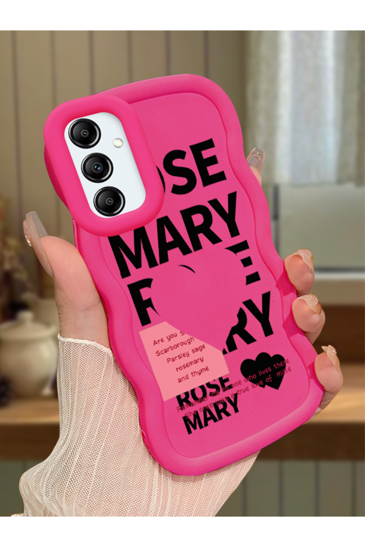 Samsung Galaxy A14 4G/5G Compatible fuchsia Silicone Case Camera Protected Shock Absorbing Design Stylish Printing