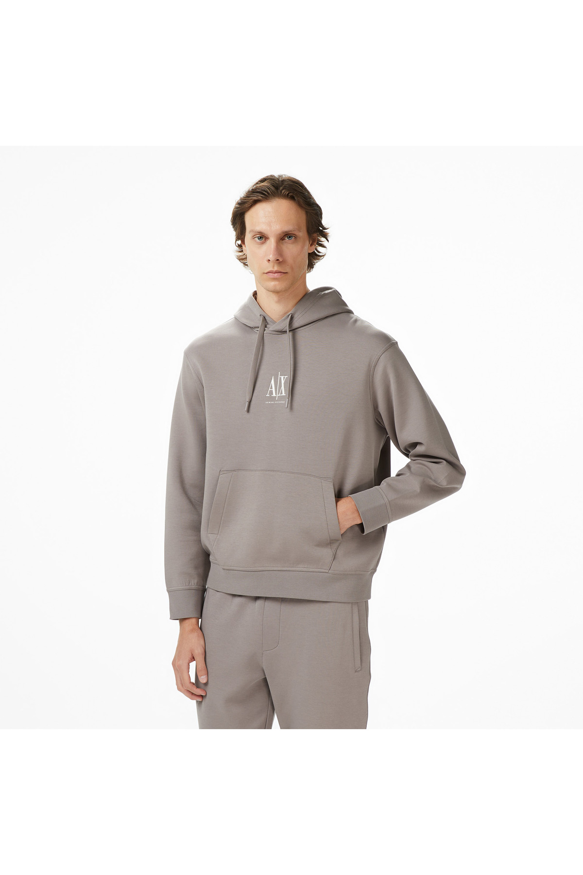 سویشرت قهوه‌ای مردانه آرمانی اکسچنج سویشرت Armani Exchange