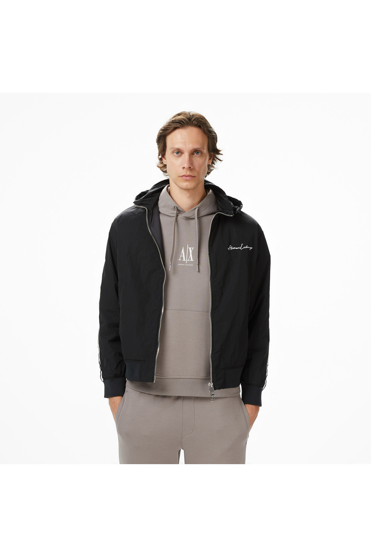 ژاکت مشکی مردانه آرمانی اکسچنج کاپشن Armani Exchange